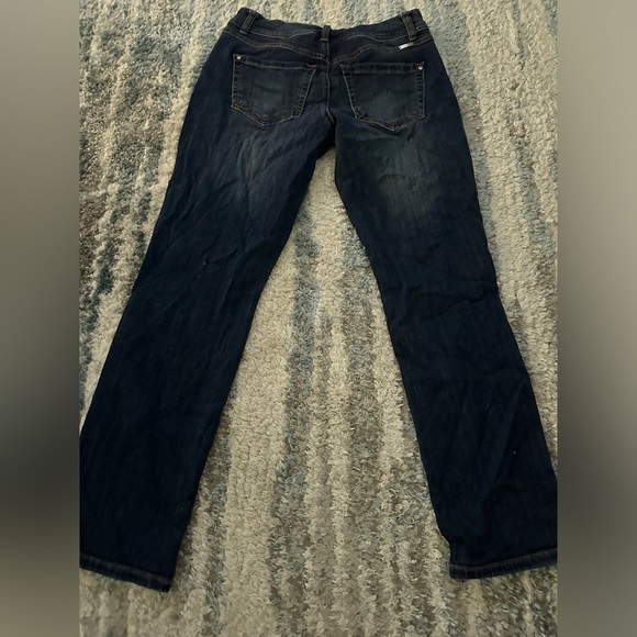 INC bedazzled regular fit boyfriend jeans size 4 - Picture 2 of 4